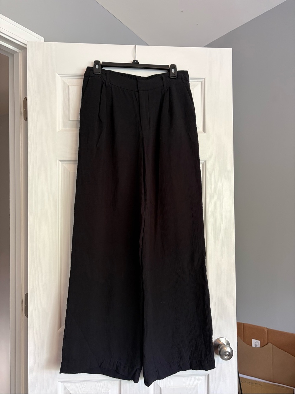 Black Wide Leg Plant Size 8